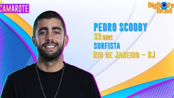 BBB22: Pedro Scooby é confirmado no Camarote do reality show - Divulgação/Globo