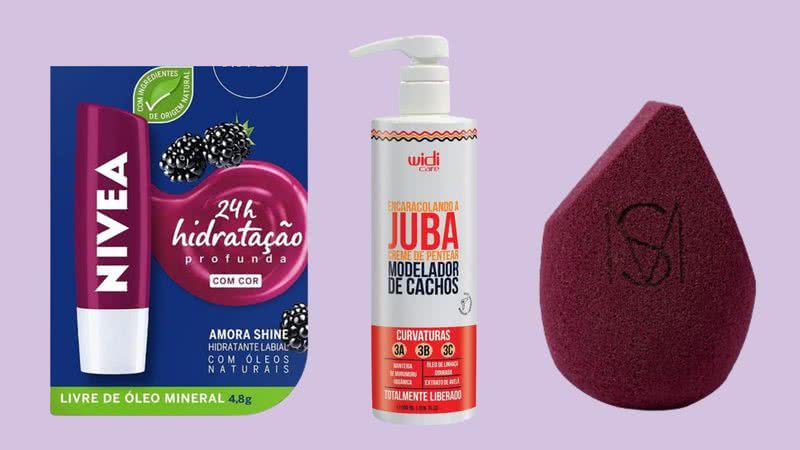 Hidratante labial, máscara capilar e outros produtos que fazem sucesso no site da Amazon - Crédito: Reprodução/Amazon