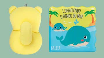 Toalha, brinquedos e mais: 6 itens para a hora do banho dos bebês - Crédito: Reprodução/Amazon