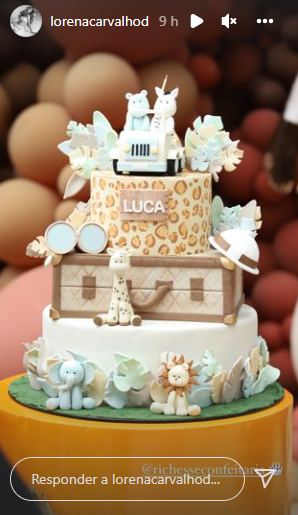 Festa de aniversário de Luca, filho de Lucas Lucco e Lorena Carvalho