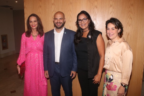 Luiza Brunet, Mateus Quintais, Erica Paes e Helô Aguiar - Foto Rogerio Fidalgo