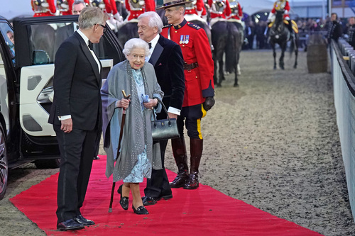 A Rainha Elizabeth compareceu no primeiro evento do seu Jubileu de Platina