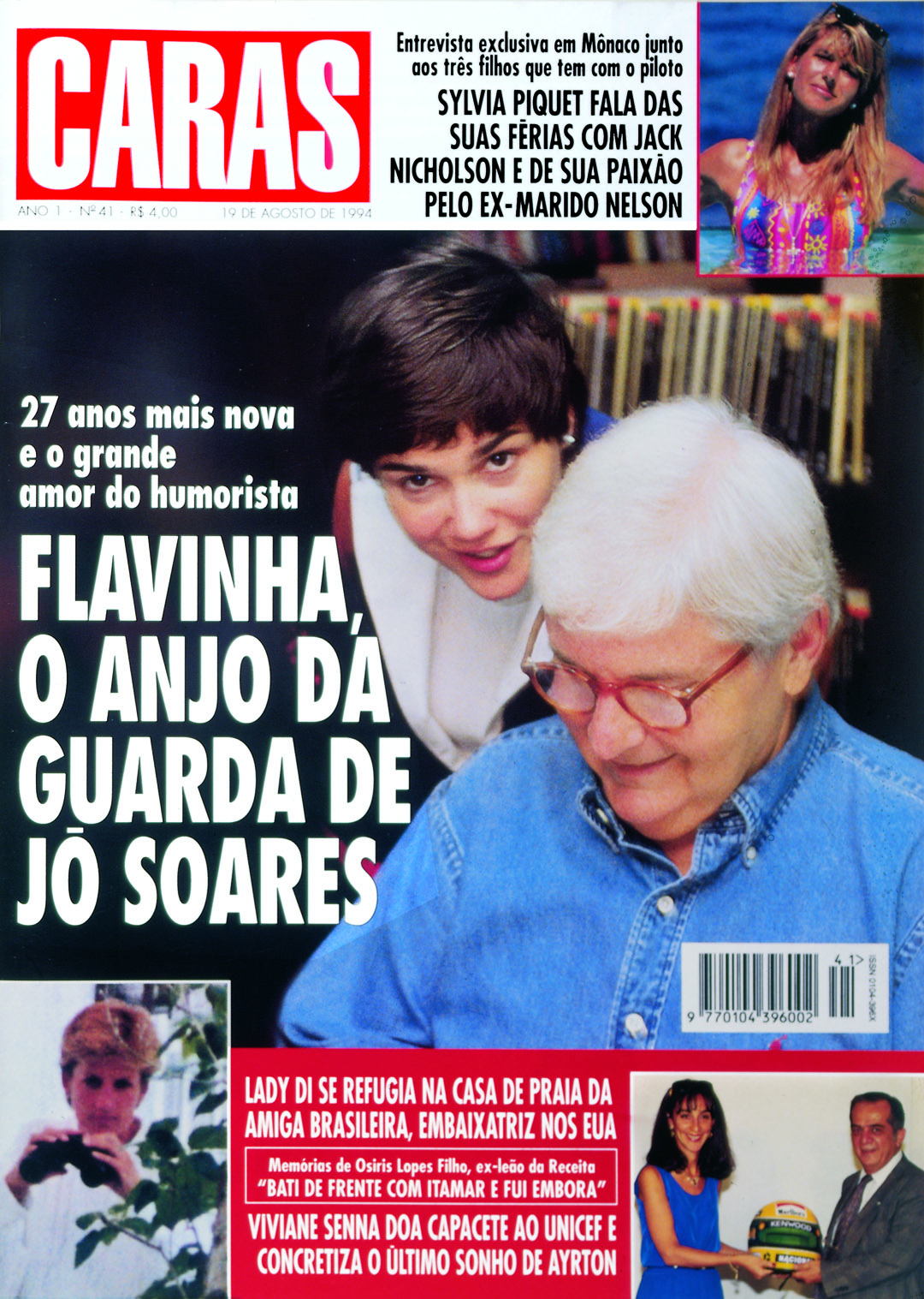 Jô Soares na capa da Revista CARAS