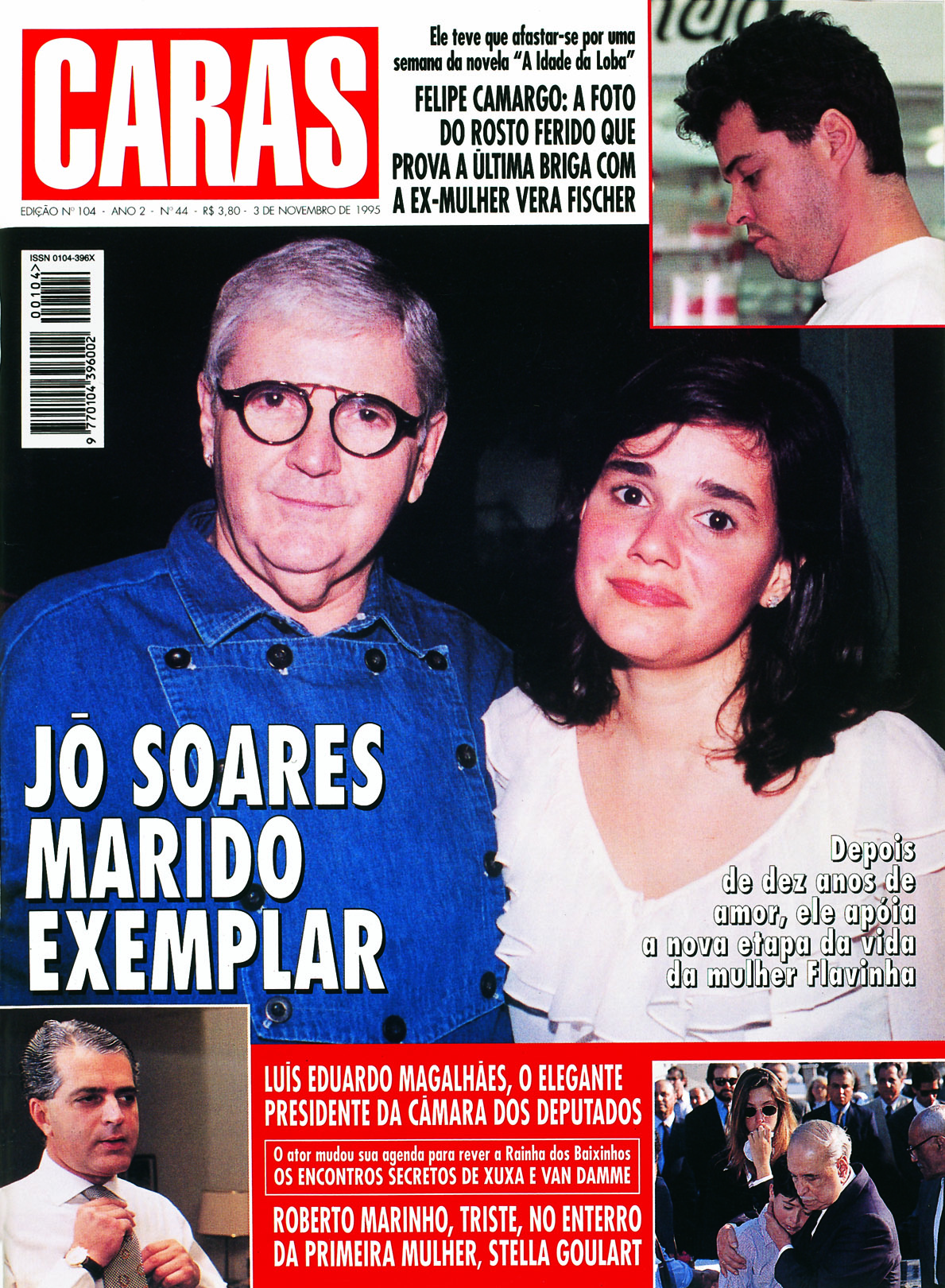 Jô Soares na capa da Revista CARAS