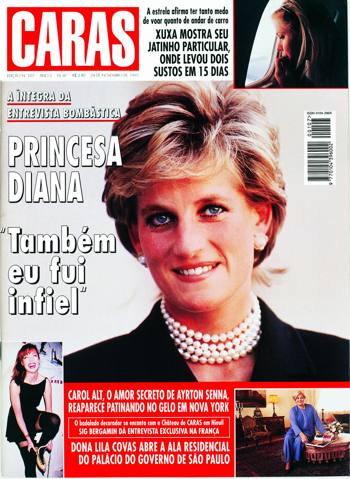 Princesa Diana na capa da revista CARAS