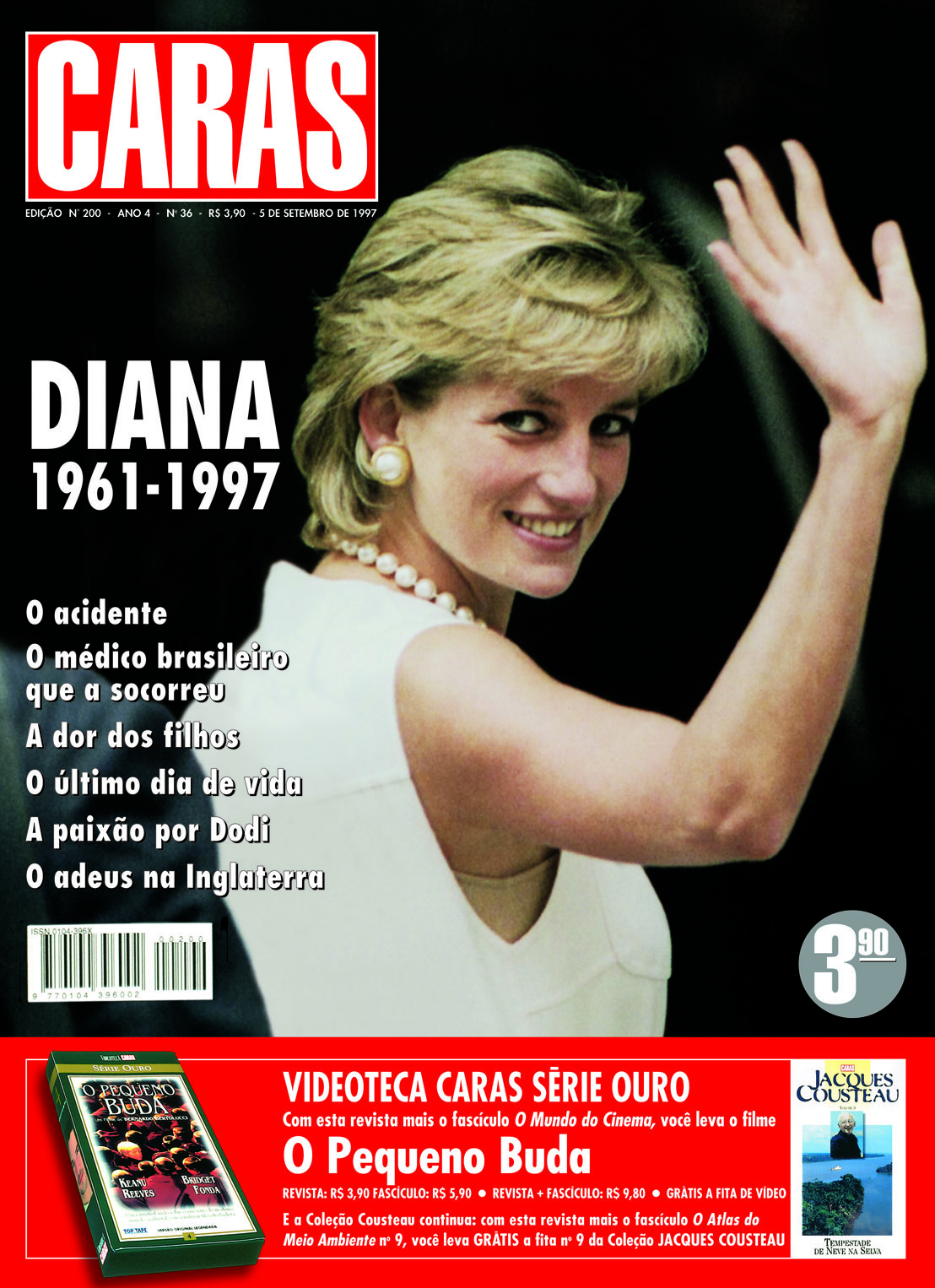 Princesa Diana na capa da revista CARAS