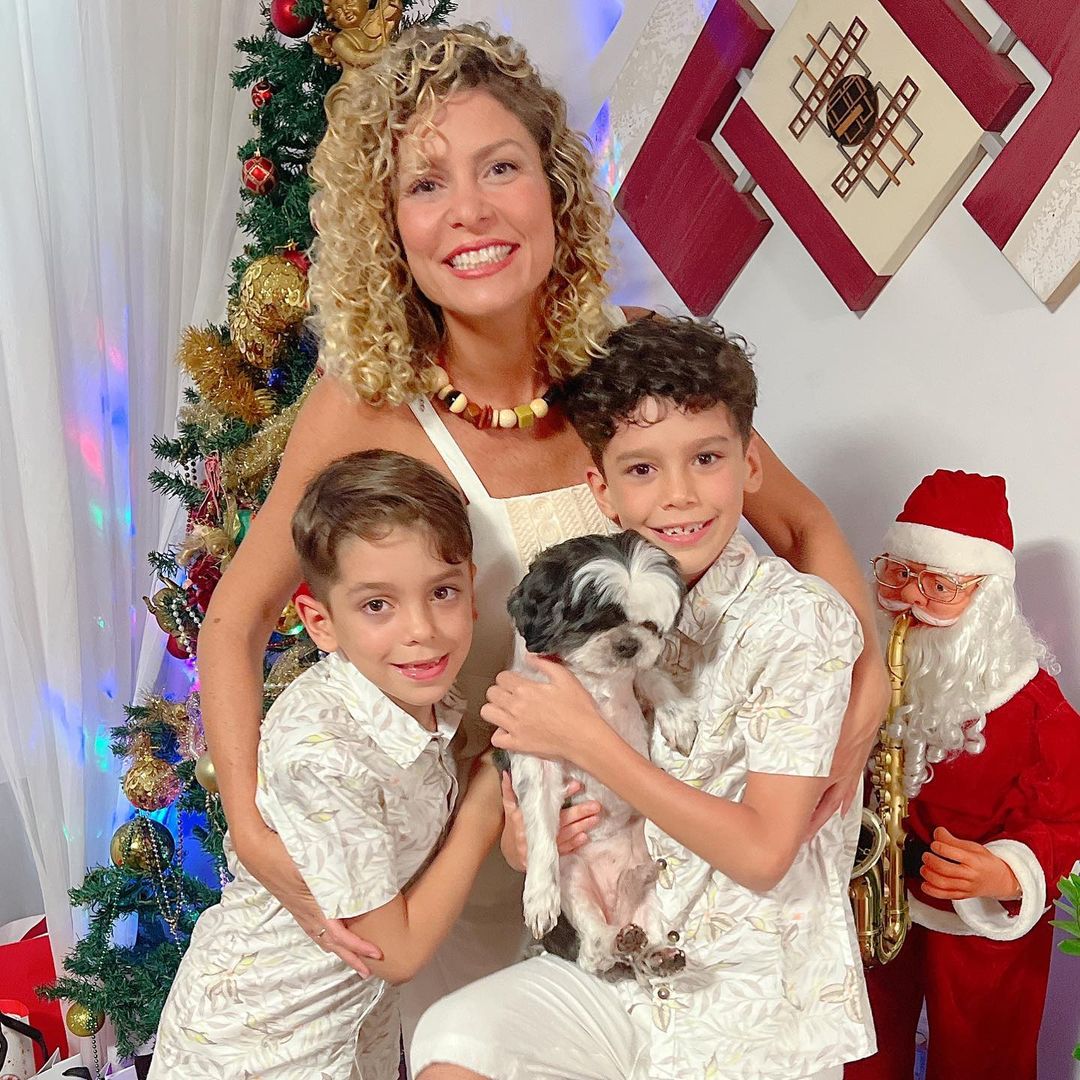 Bárbara Borges com os filhos - Foto: Reprodução / Instagram