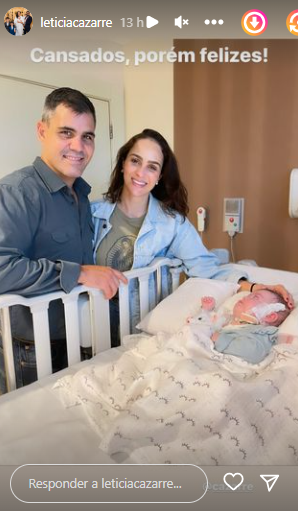 Filha de Juliano Cazarré e Leticia Cazarré faz seis meses