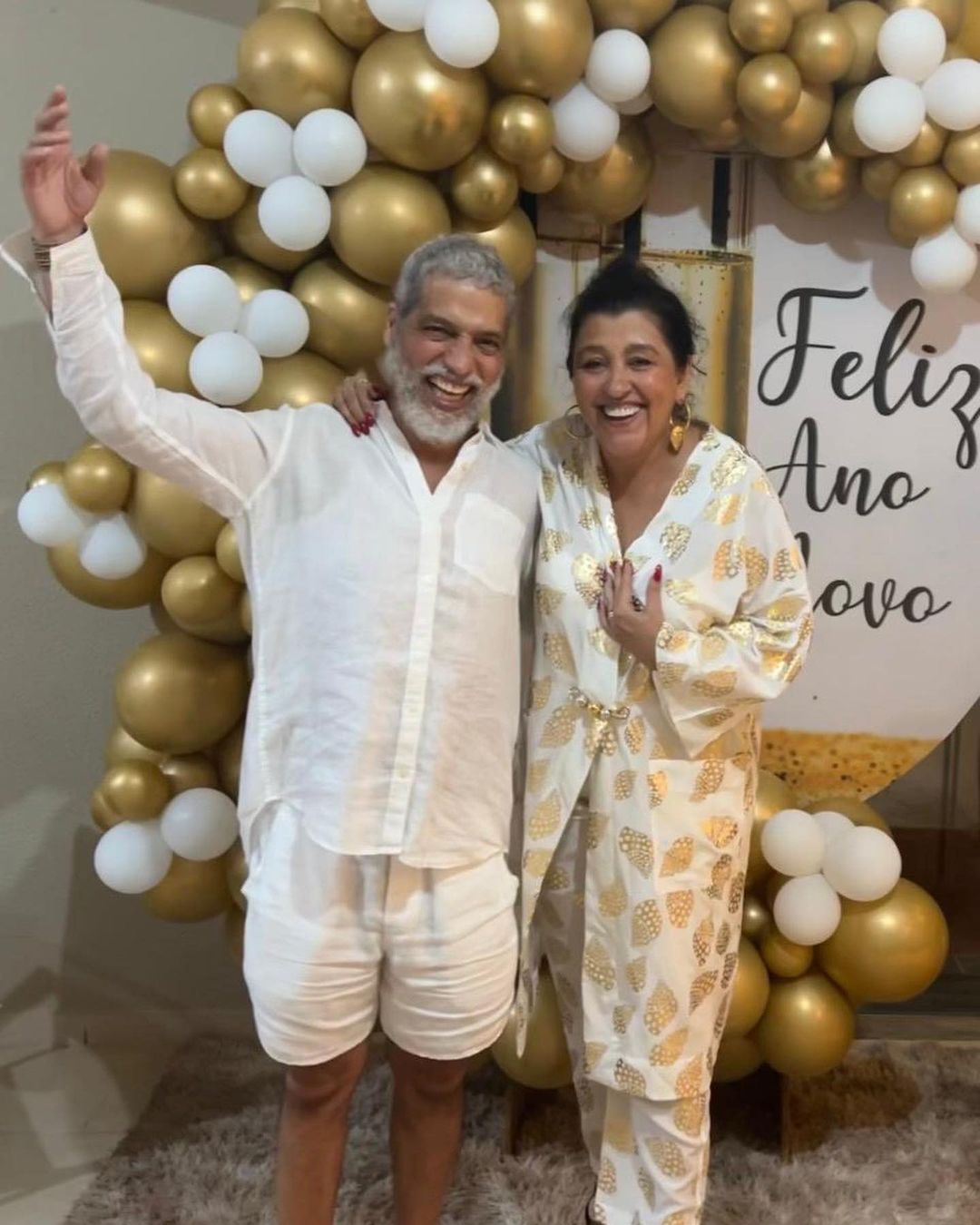 Regina Casé e o marido - Foto: Reprodução / Instagram