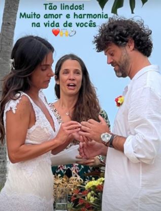 Carol Barcellos se casa com André Viana em Alagoas