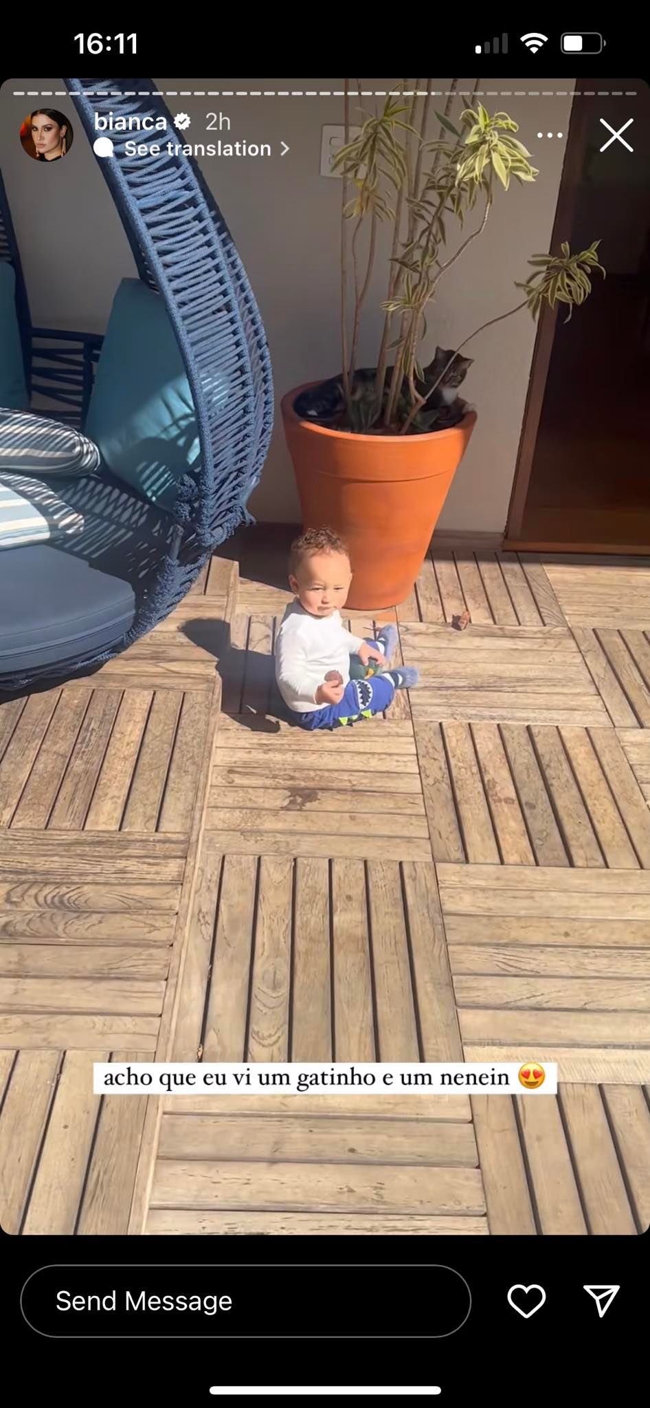 Bianca Andrade posta vídeos de momento descontraído com o filho