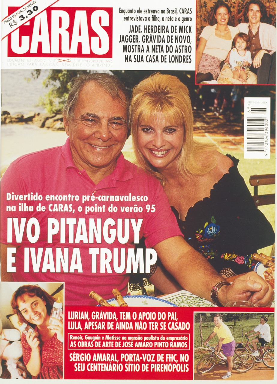 Ivana Trump na capa da Revista CARAS