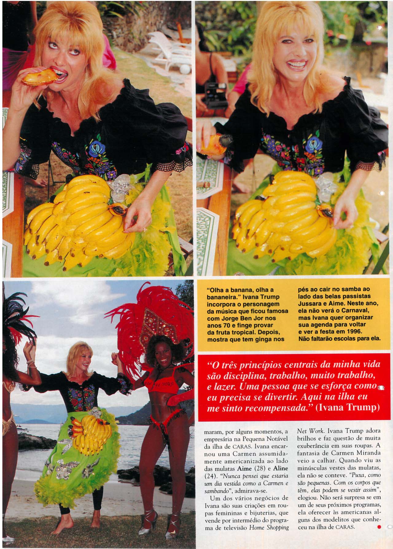Ivana Trump na Ilha de CARAS