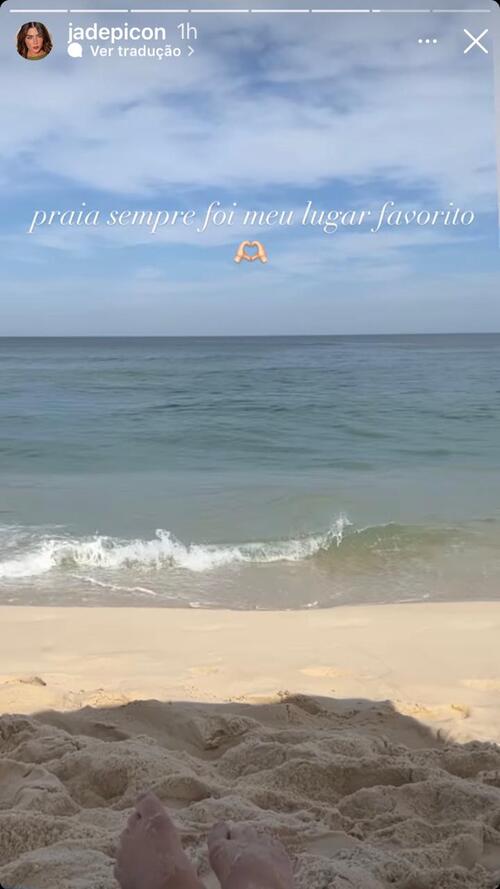 A futura atriz da Globo disse que praia é seu lugar favorito