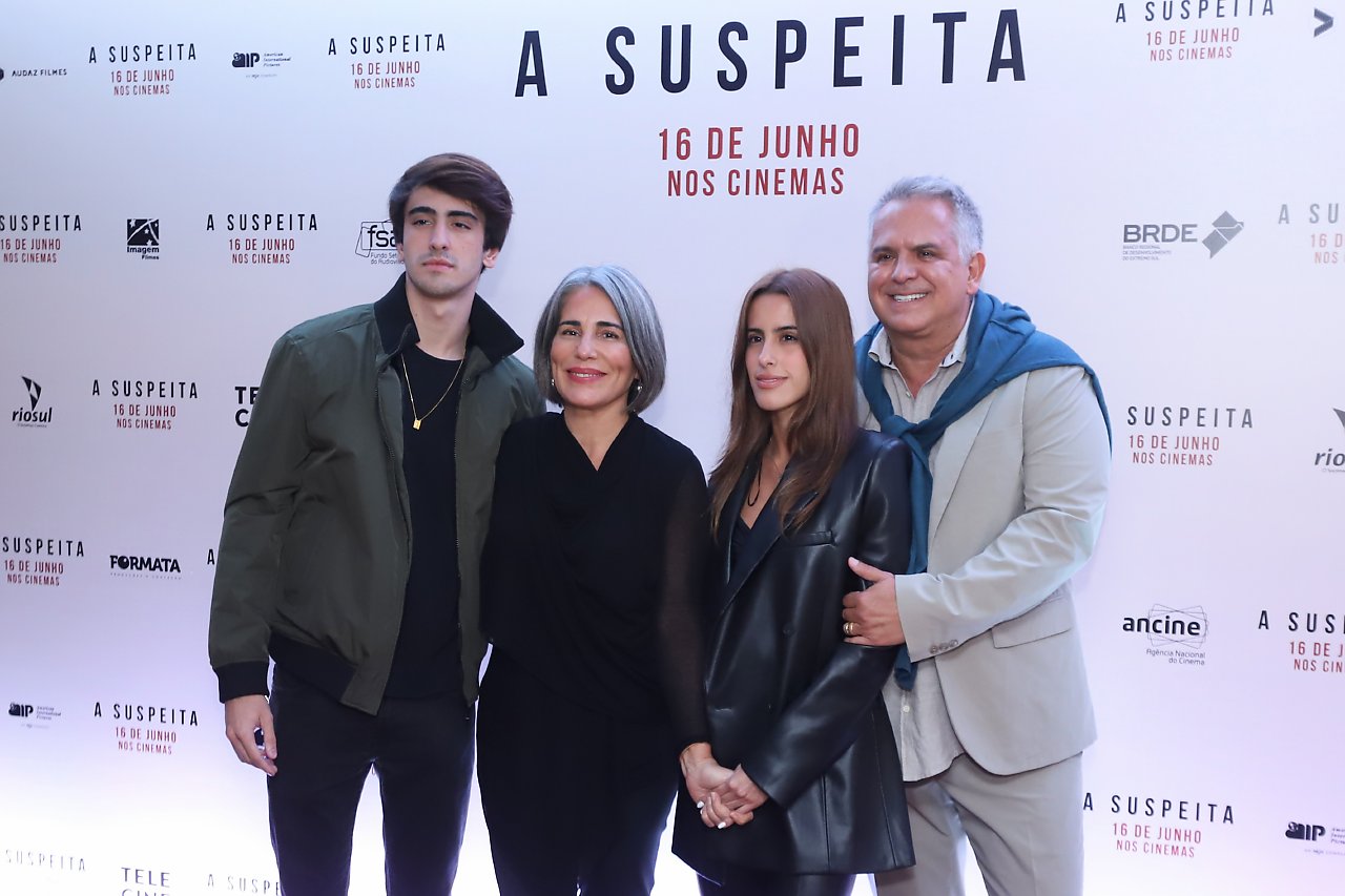Bento, Gloria Pires, Ana e Orlando Morais
