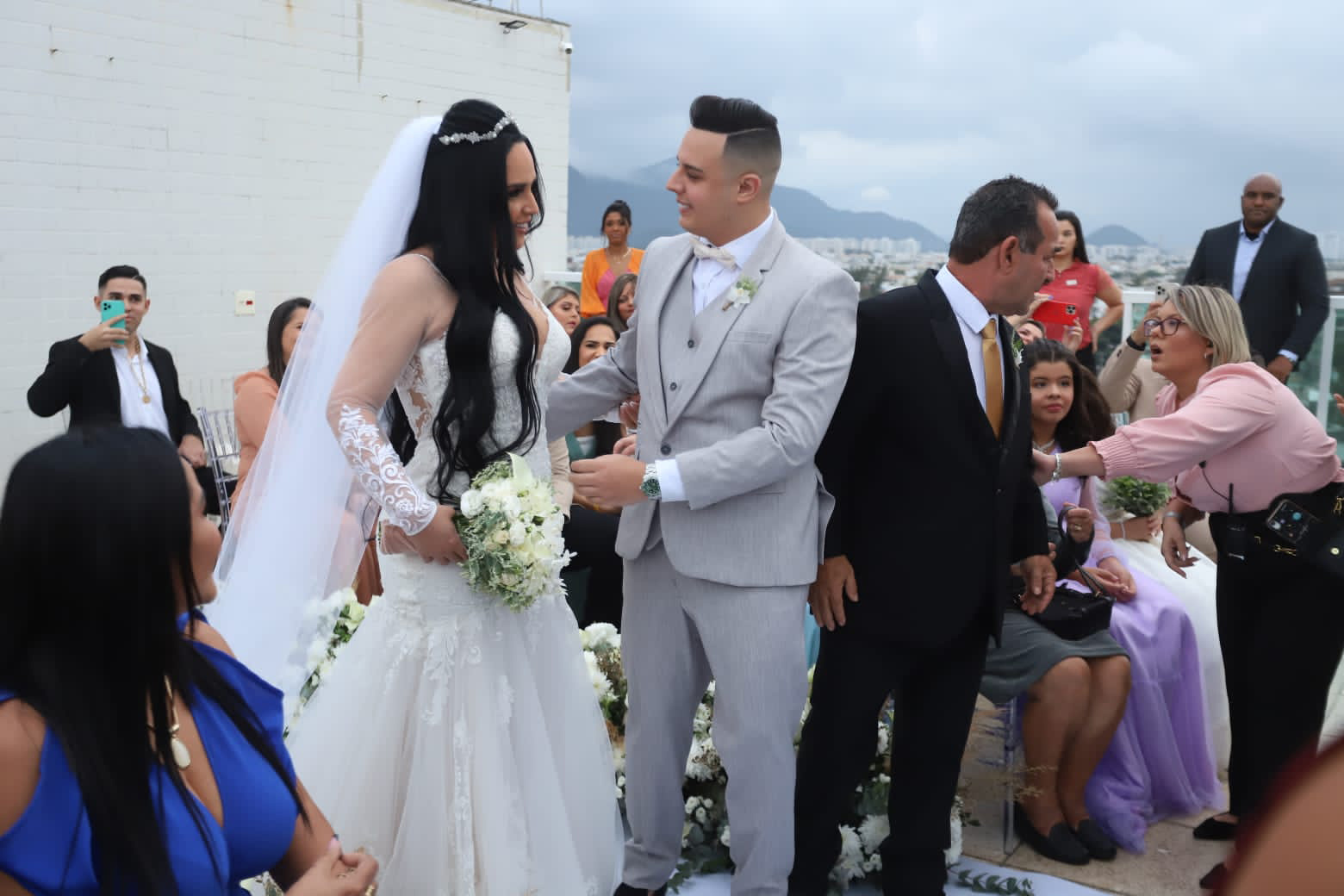 Casamento da cantora Perlla com Patrick Abrahão
