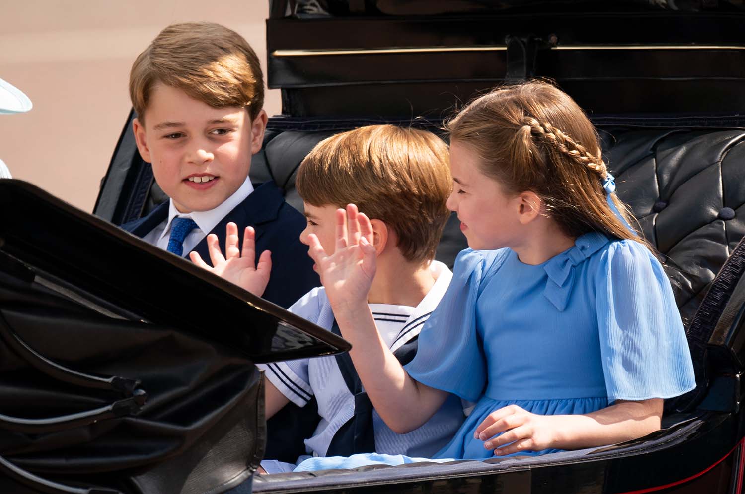 Príncipe George, príncipe Louis e princesa Charlotte