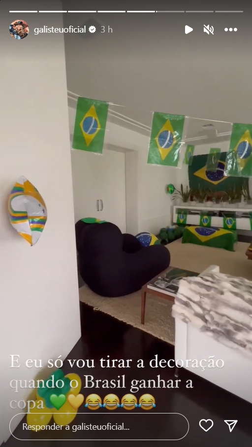 Adriane Galisteu mostra detalhes de sua casa decorada para Copa do Mundo - Créditos: Reprodução / Instagram