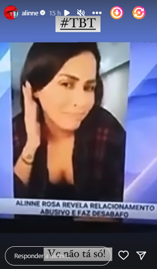Alinne Rosa faz desabafo sobre término com o ex, João Lucas