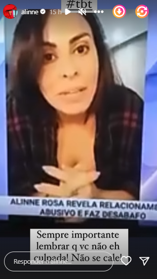 Alinne Rosa faz desabafo sobre término com o ex, João Lucas