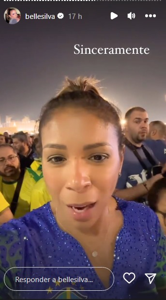 Catar coquinho! Mulher de Thiago Silva se irrita após ter bandeira