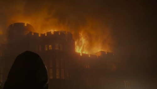 Em 1992 o Castelo de Windsor pegou fogo