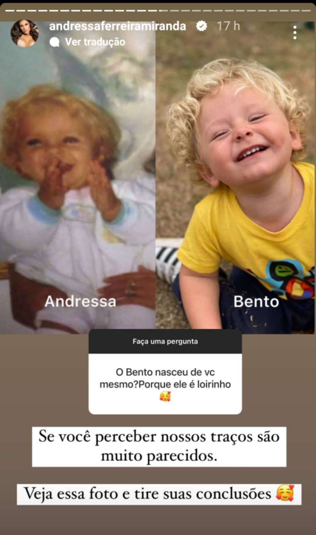 Andressa Ferreira filho Bento