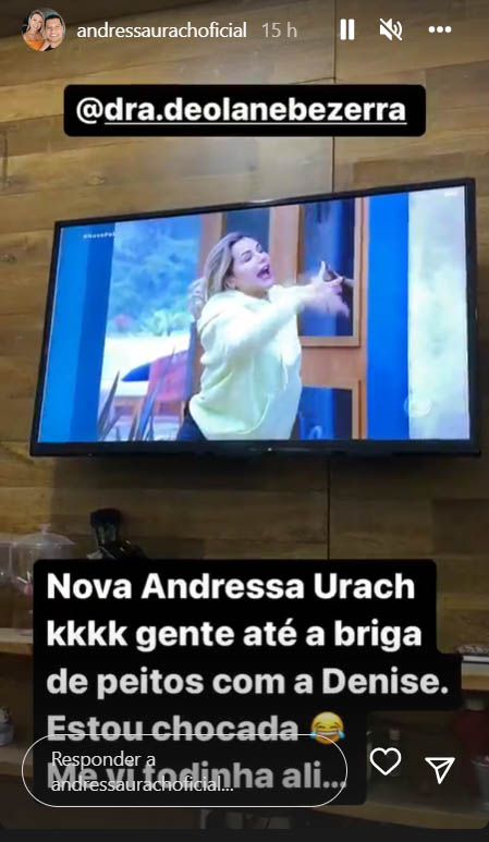 Andressa Urach fala de Deolane Bezerra