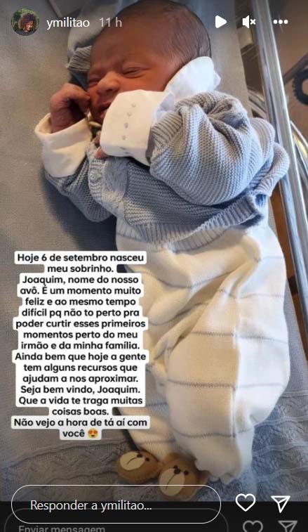 Viviane Araujo dá à luz Joaquim