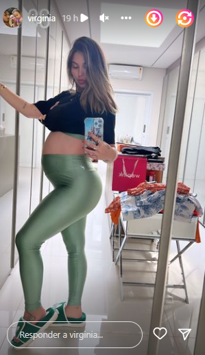 Virginia Fonseca mostra barrigão de gravidez