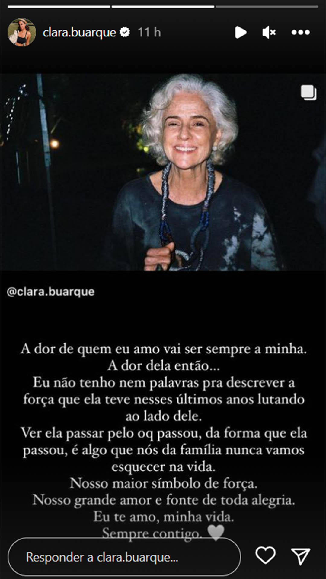 Post da Clara Buarque