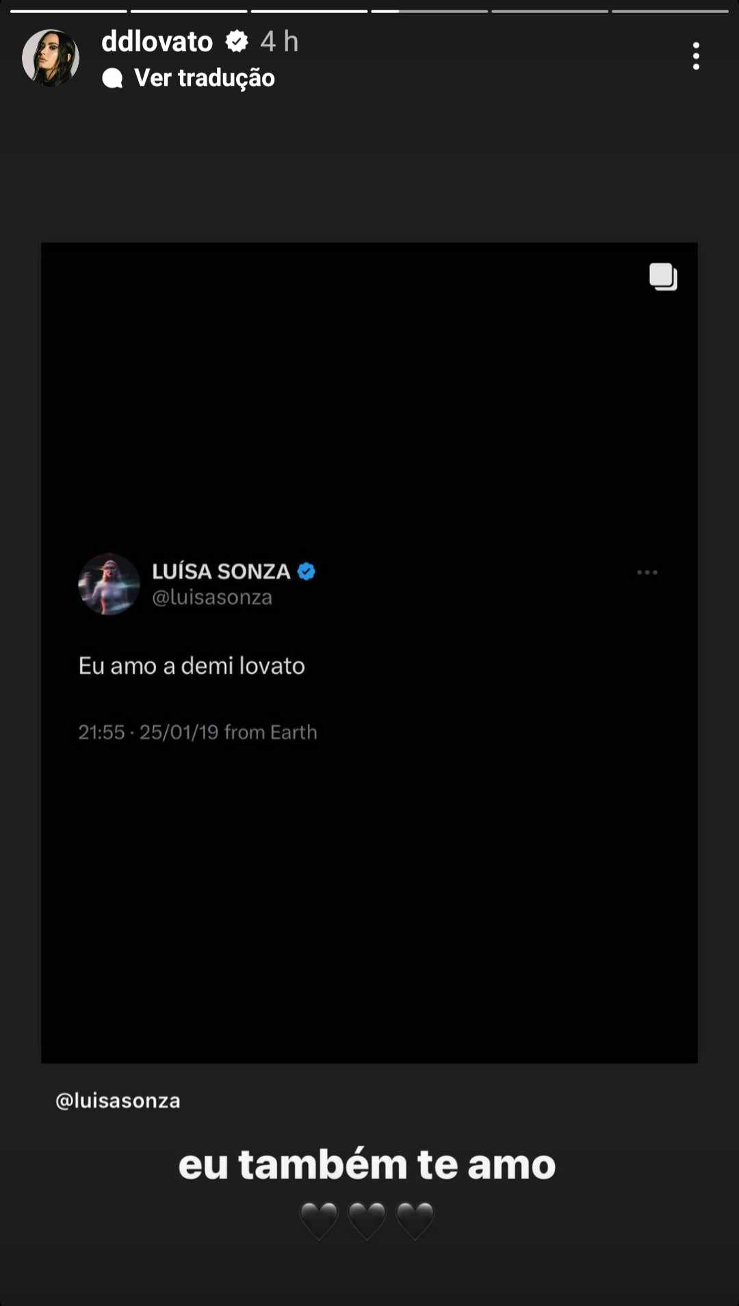Demi Lovato se declara para Luisa Sonza após anúncio de colaboração