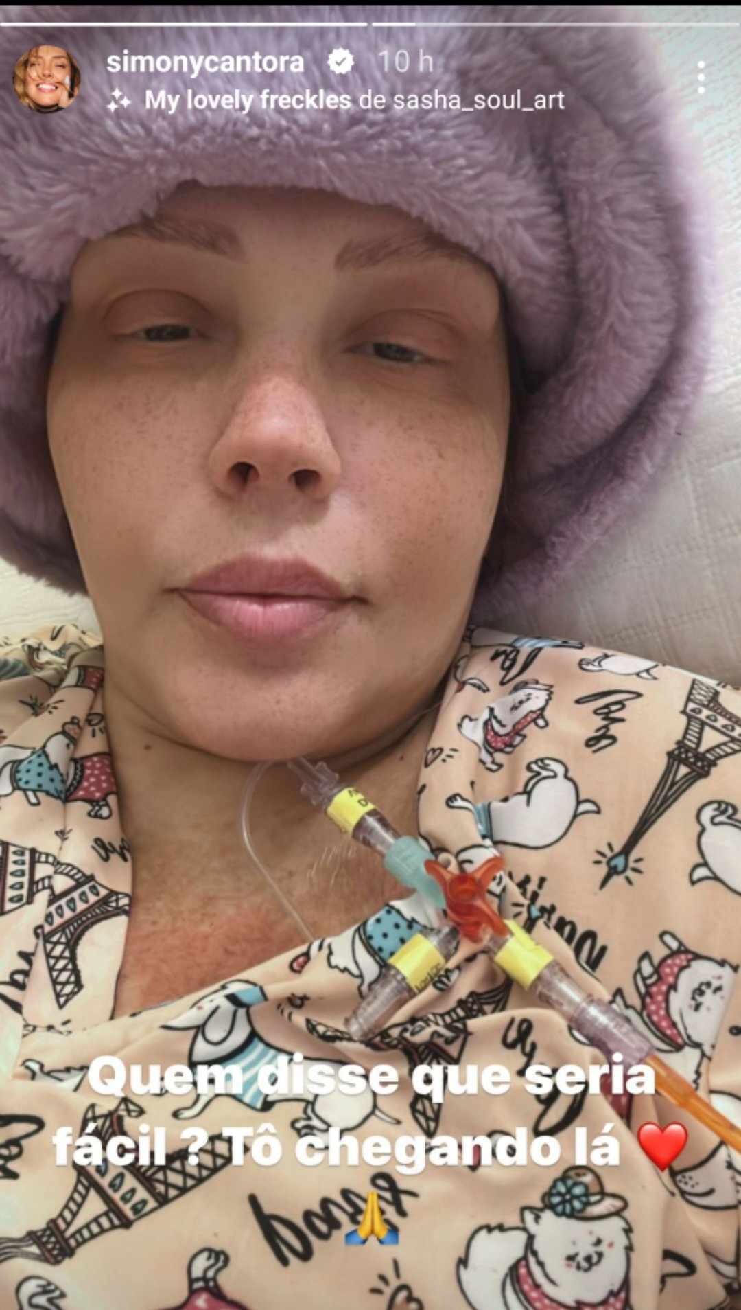 Simony última quimioterapia