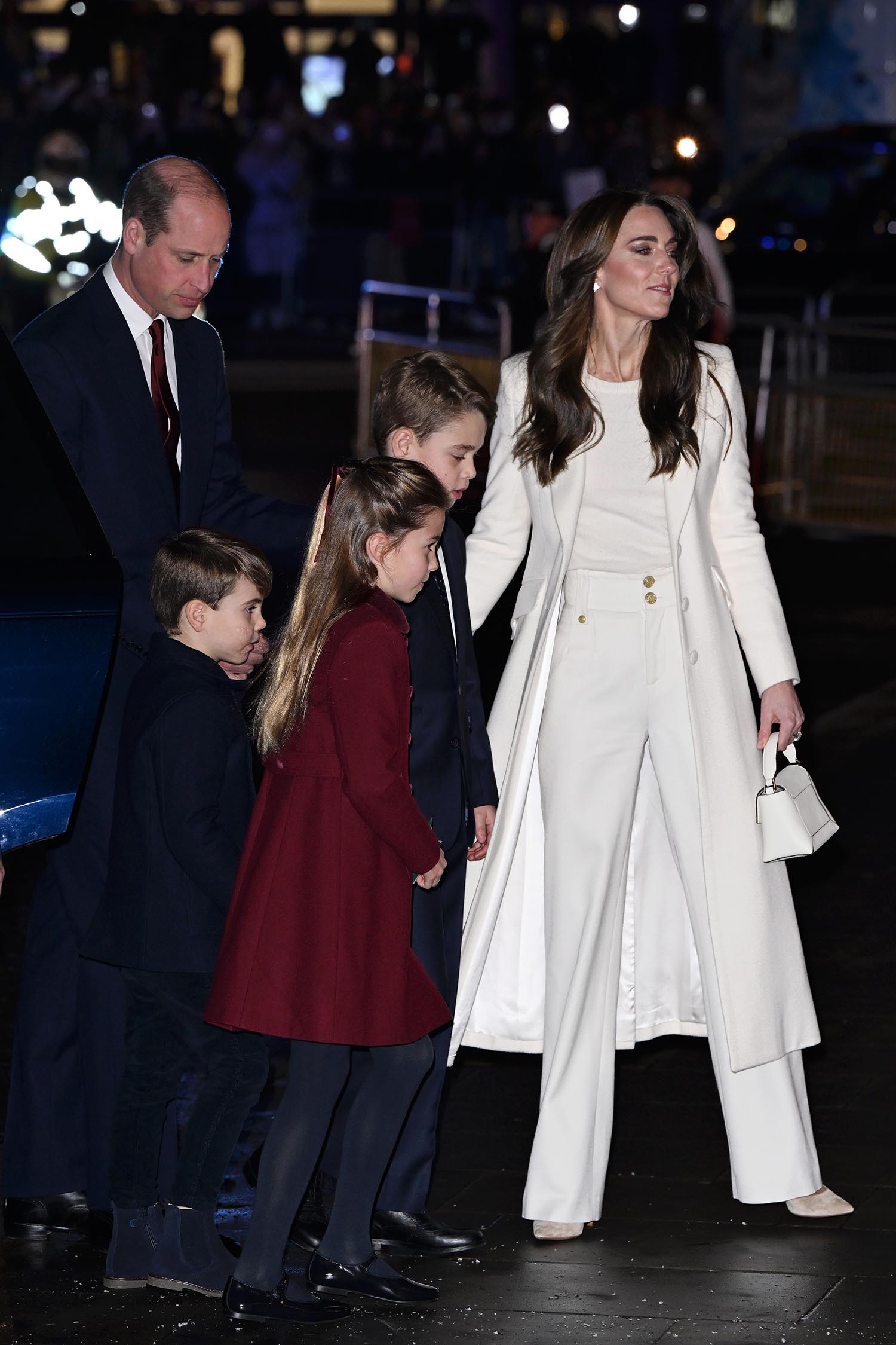 Príncipe William, Louis, Charlotte, George e Kate Middleton - Foto: Getty Images