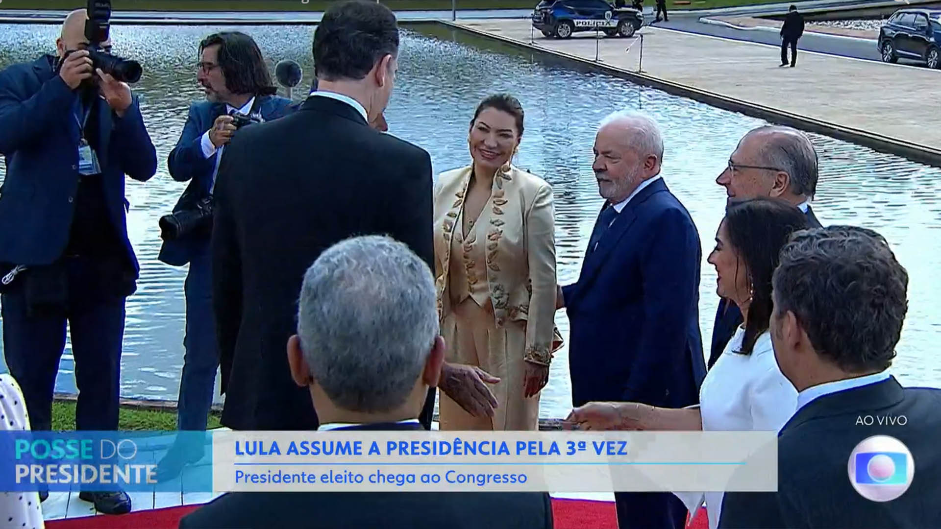 Look de Janja na posse de Lula