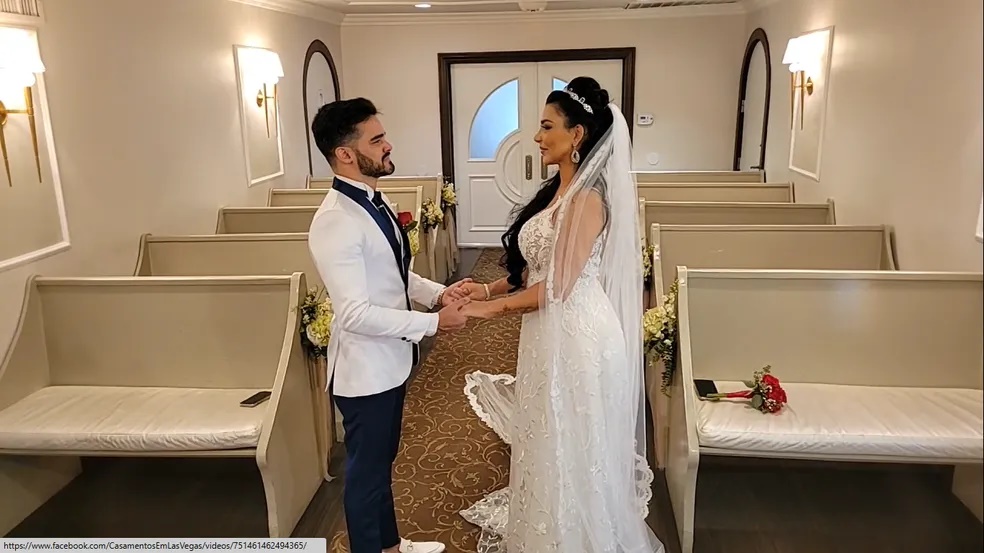Fabio Gontijo e Jenny Miranda se casam em Las Vegas - Foto: Reprodução/Instagram