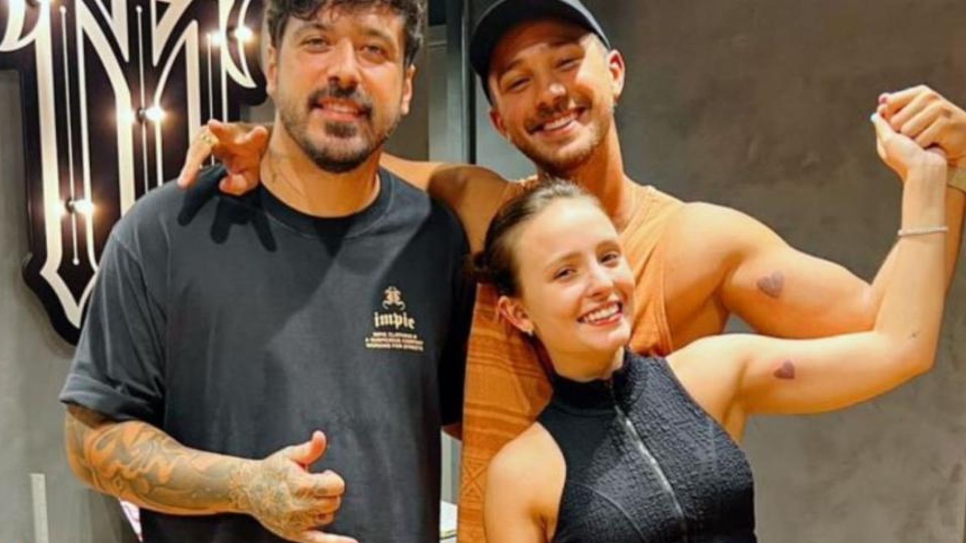 Larissa Manoela e André Luis Frambach tatuagem juntos 