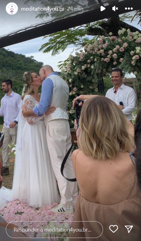 Fernando Scherer se casa com Dianeli Geller