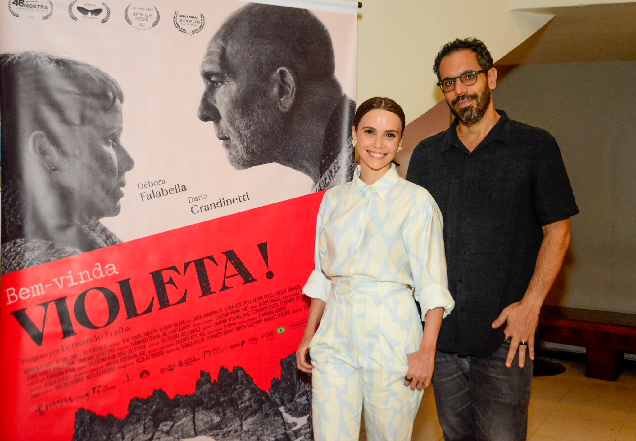 Débora Falabella na pré-estreia do filme 'Bem-vinda, Violeta'
