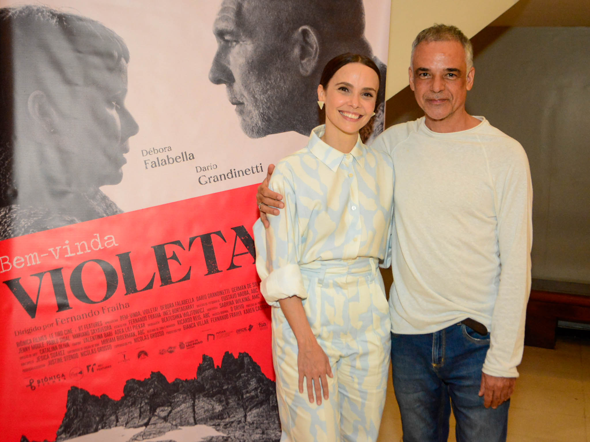 Débora Falabella na pré-estreia do filme 'Bem-vinda, Violeta'