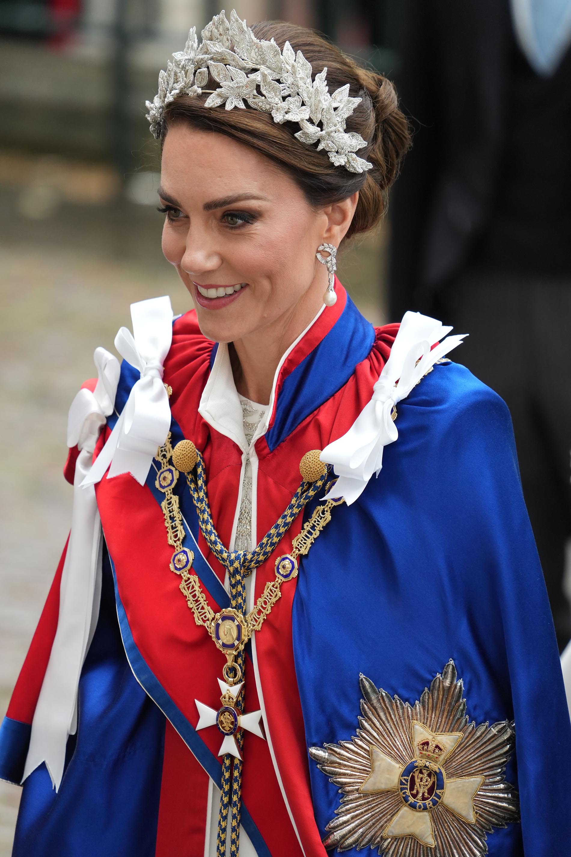 Kate Middleton na coroação do Rei Charles III e da rainha consorte Camilla
