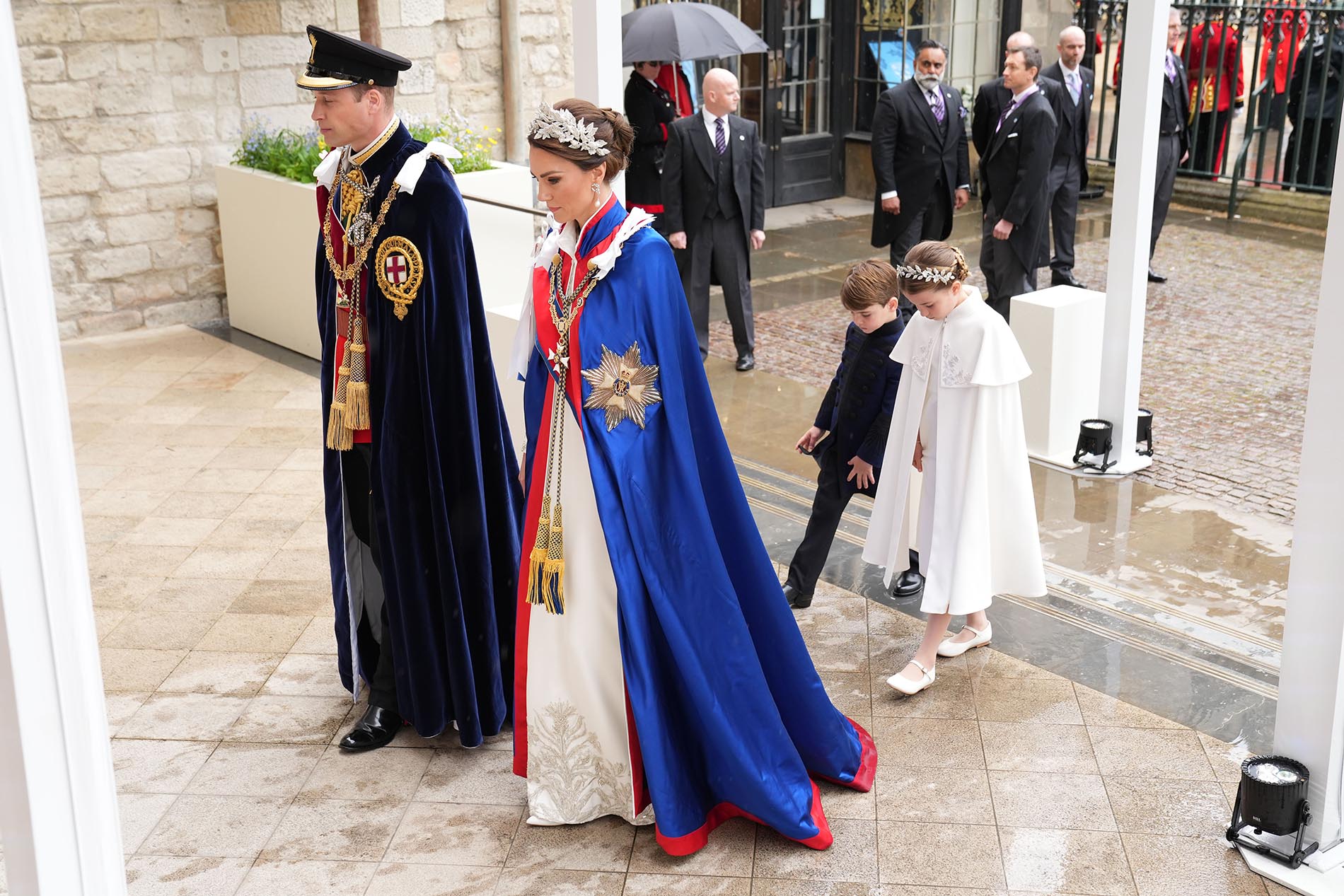 Kate Middleton na coroação do Rei Charles III e da rainha consorte Camilla