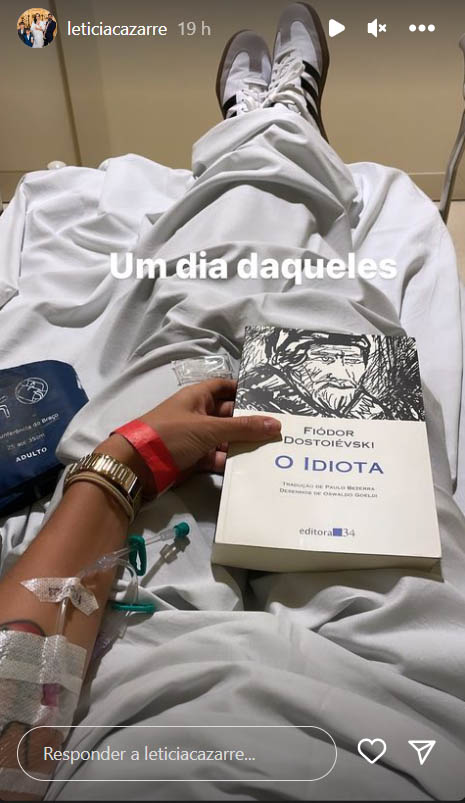 Leticia Cazarré revela ida ao hospital