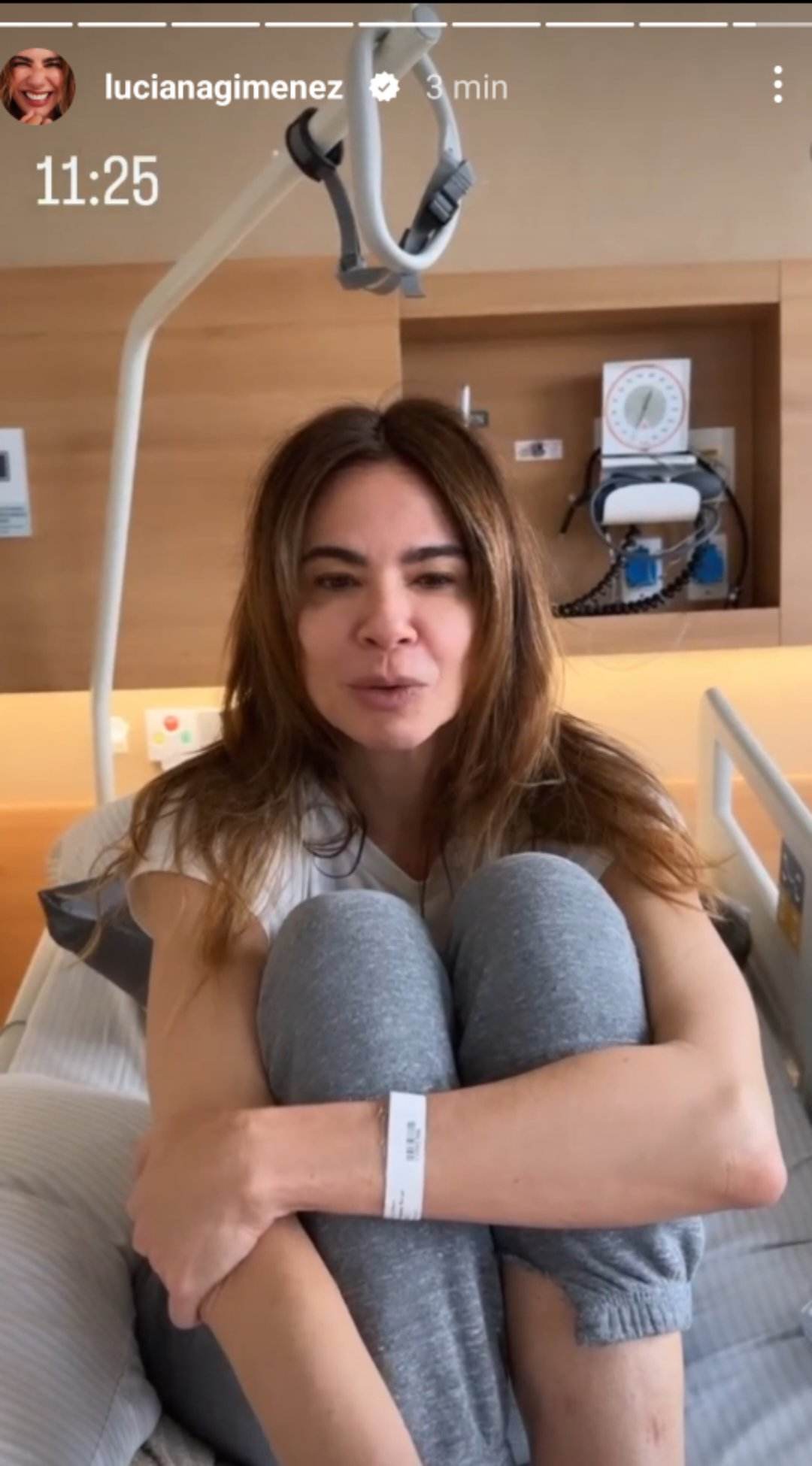 Luciana Gimenez no hospital