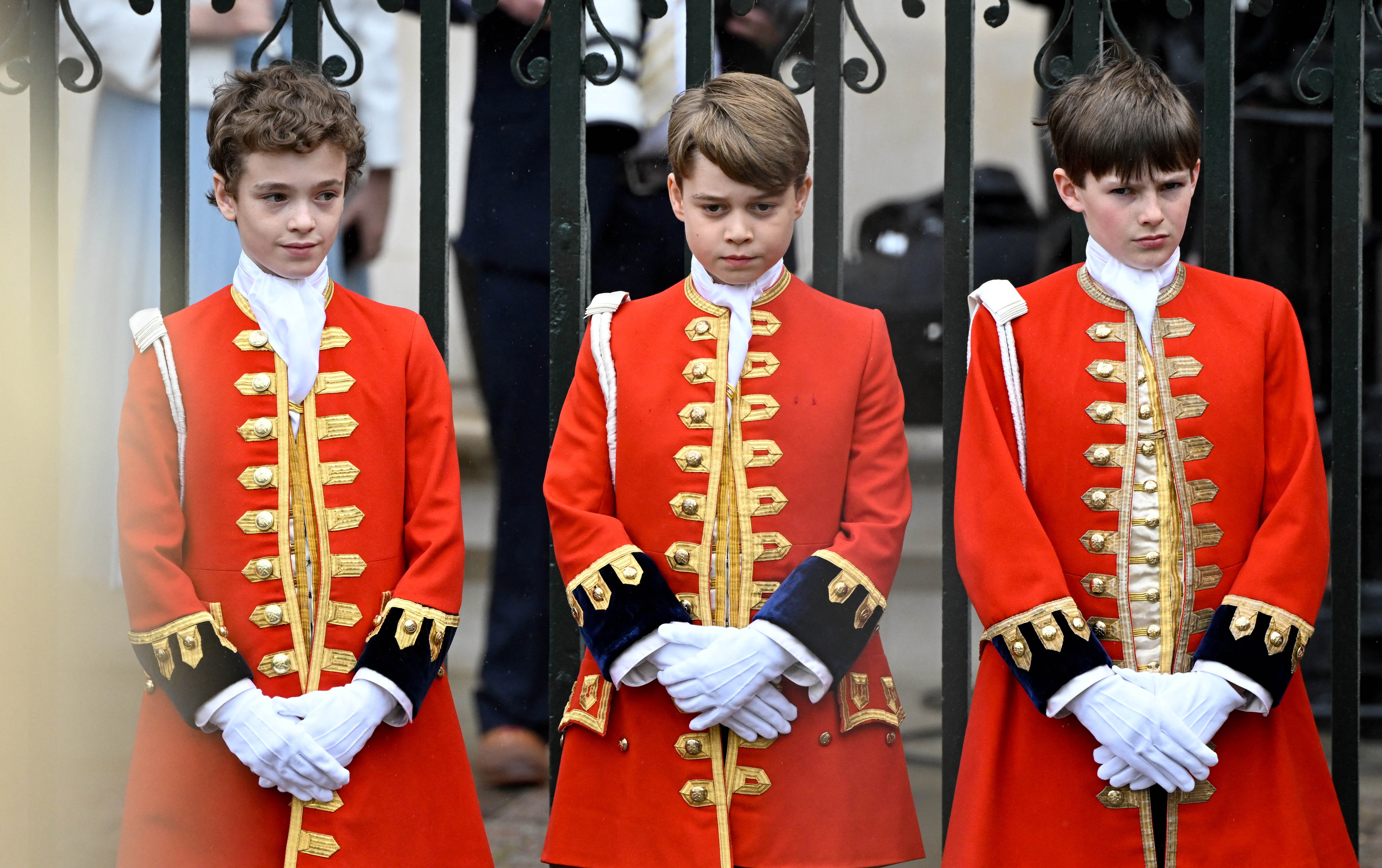 Príncipe William, Kate Middleton, príncipe Louis e princesa Charlotte
