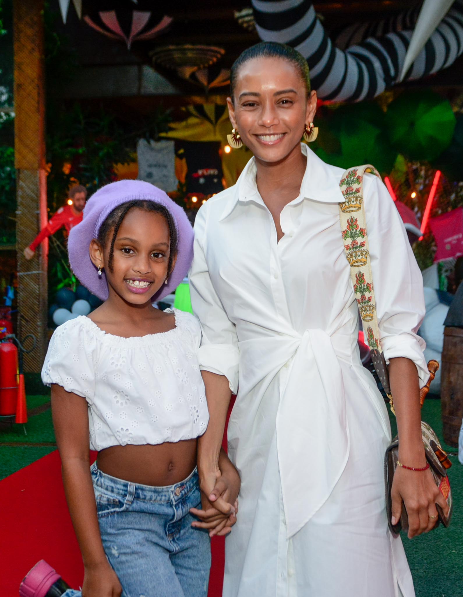Taís Araújo com a filha