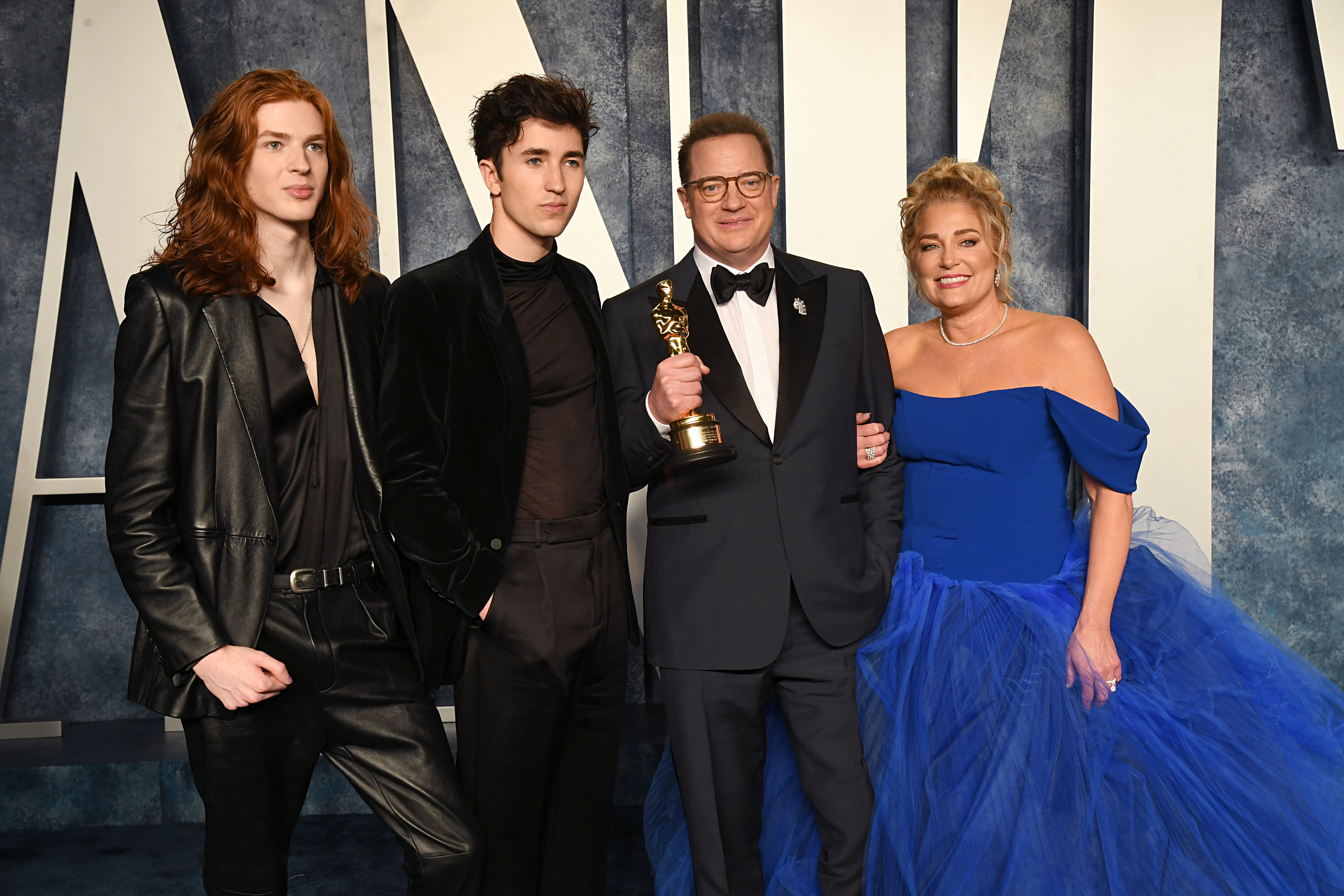 Brendan Fraser e família - Créditos: Getty Images