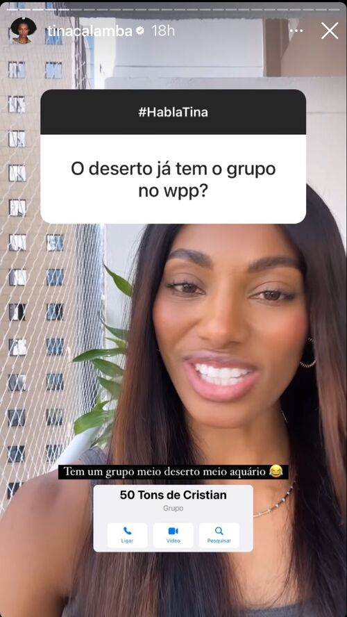 A participante desta edição do Big Brother Brasil comentou que existe um grupo de Whatsapp com alguns dos participantes do BBB 23. 