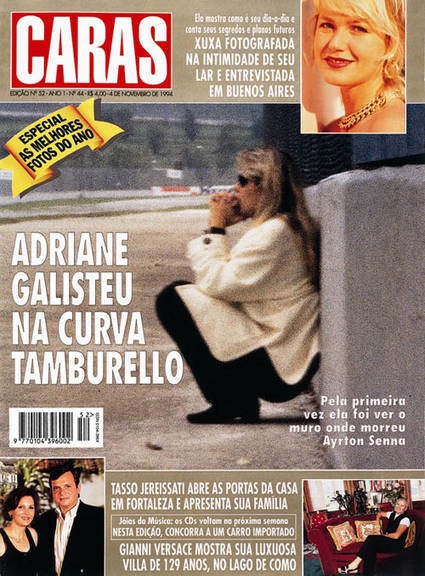 capa da CARAS com Adriane Galisteu