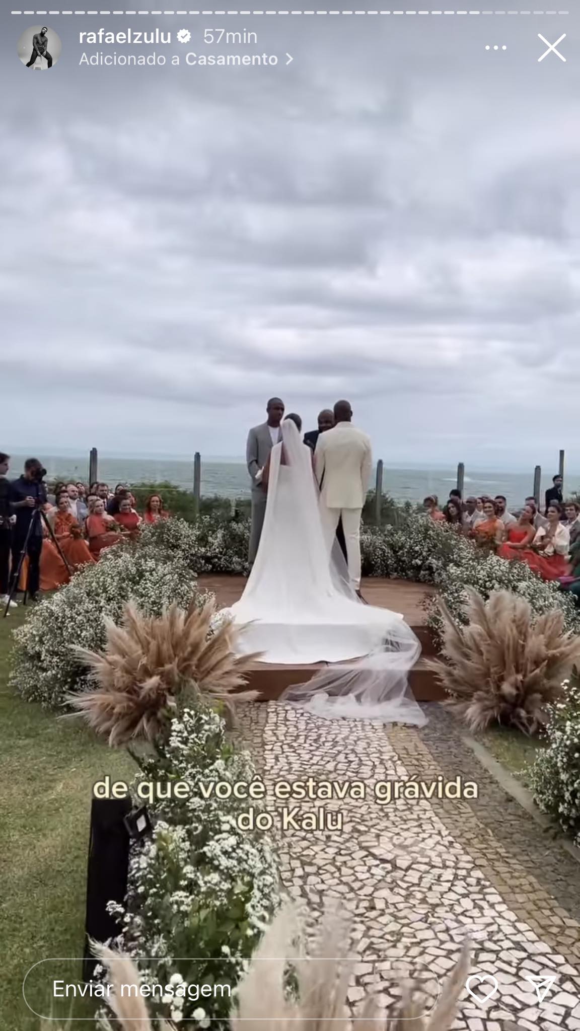 Casamento de Rafael Zulu e Aline Becker